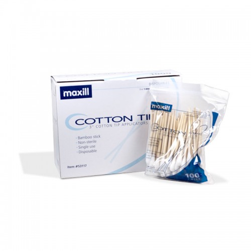maxill Cotton Tip Applicators 3"