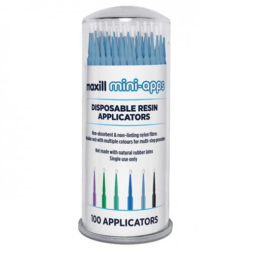 mini-apps Disposable Resin Applicators - Regular - Light Blue