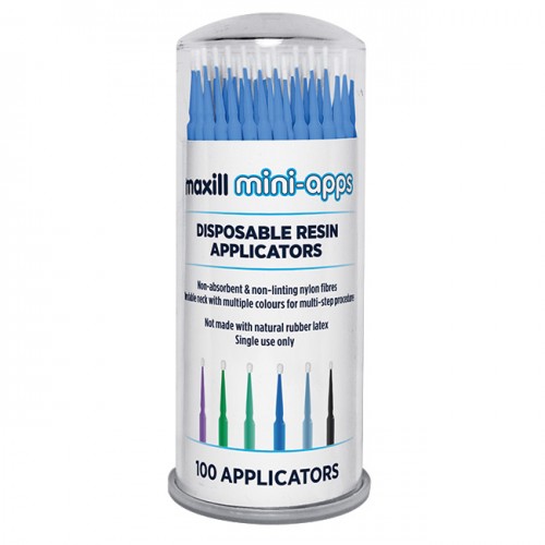 mini-apps Disposable Resin Applicators - Regular - Blue