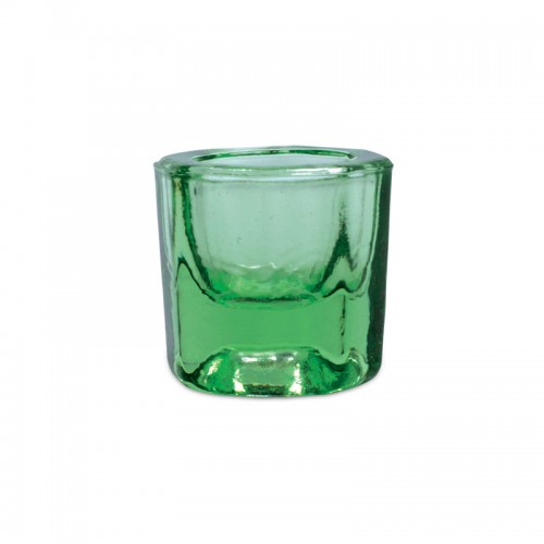 Glass Dappen Dishes - Green